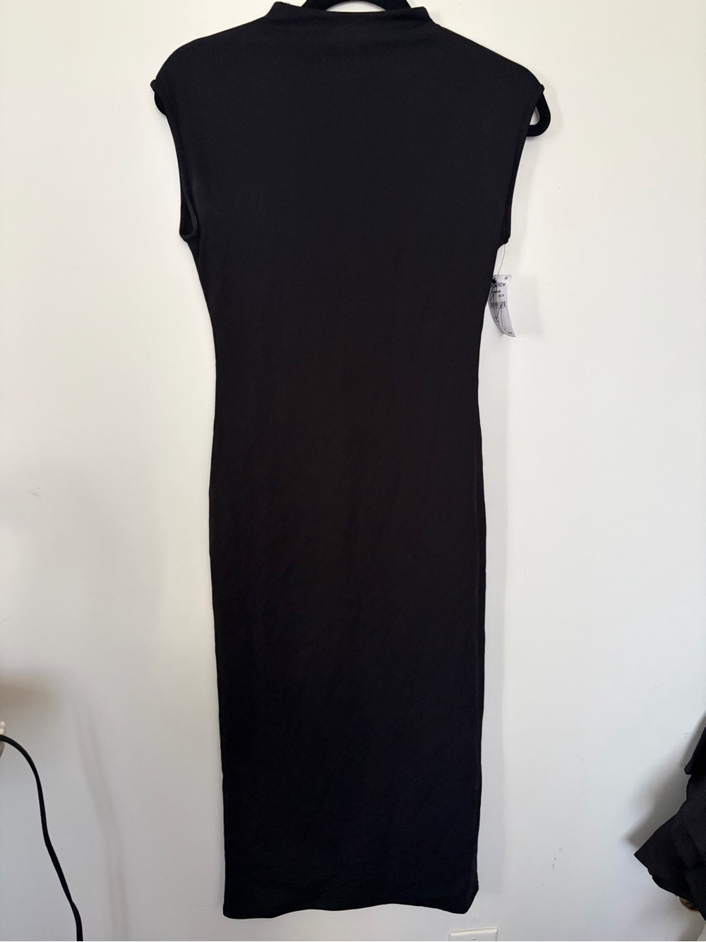 NWT Nordstrom OPEN EDIT Classic Black Sleeveless Midi Dress - XS